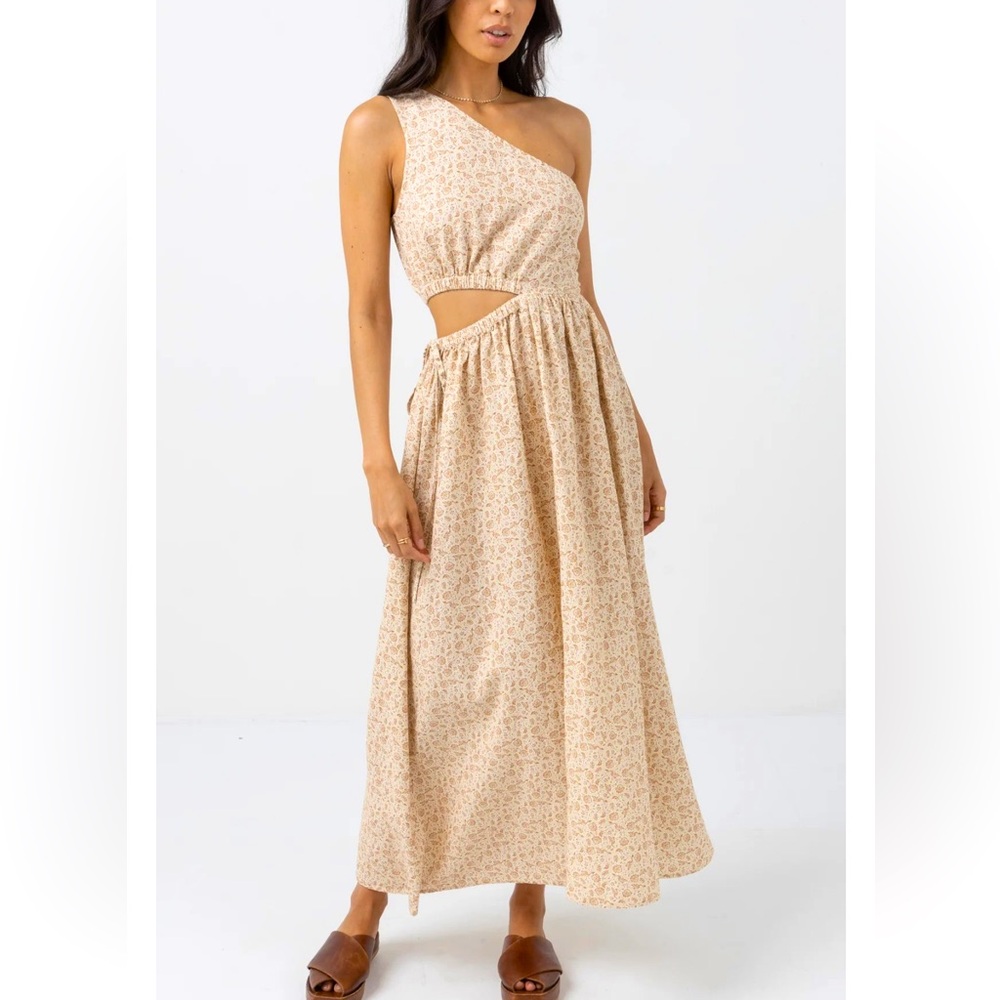 Rhythm Juliette One Shoulder Maxi Dress XS
